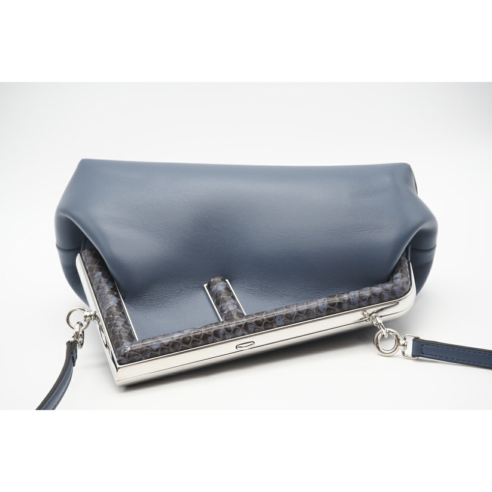 Fendi Blue Shoulder Bag Python First Small - image 7